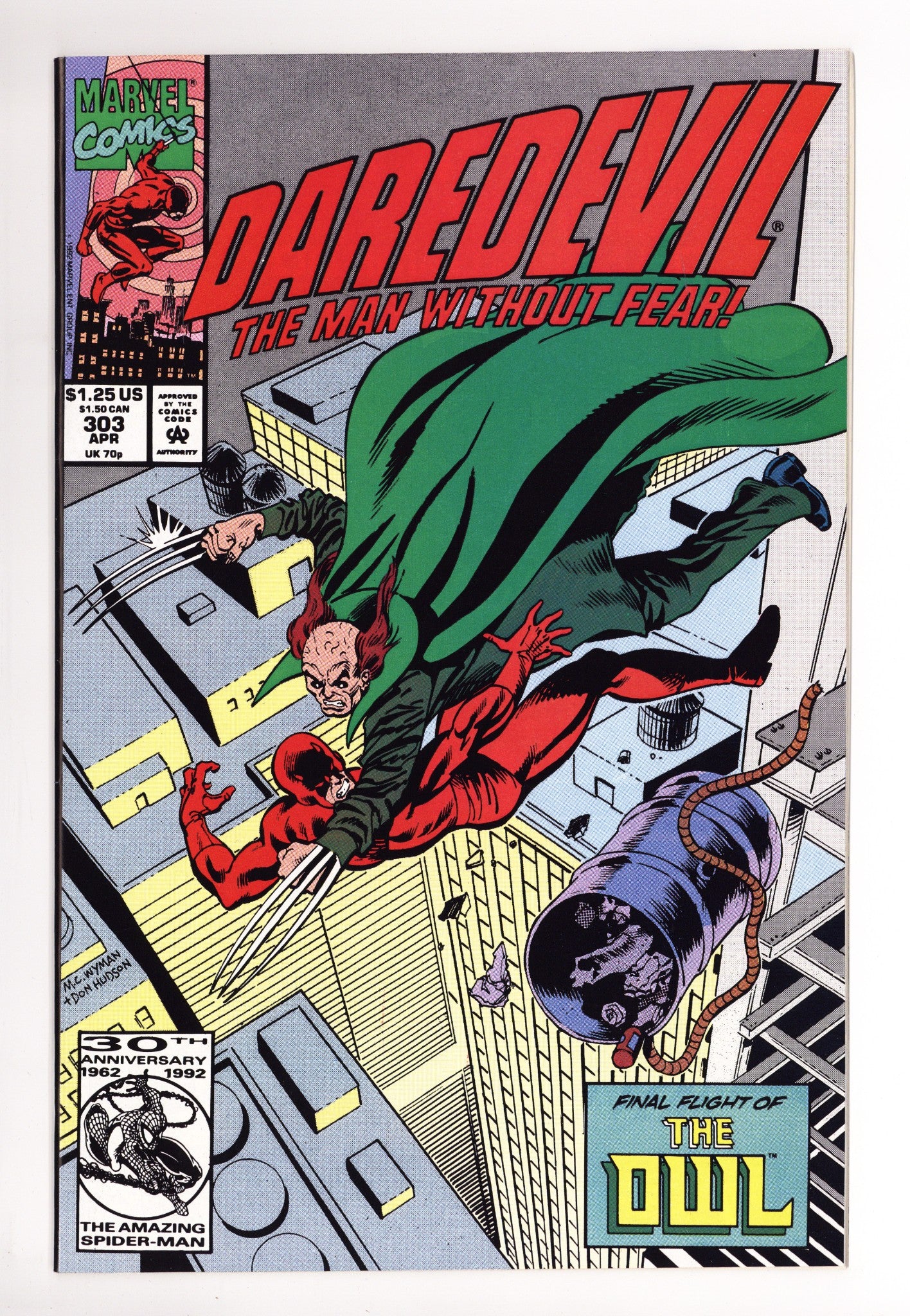 Daredevil Vol 1 303 High Grade (1992) 