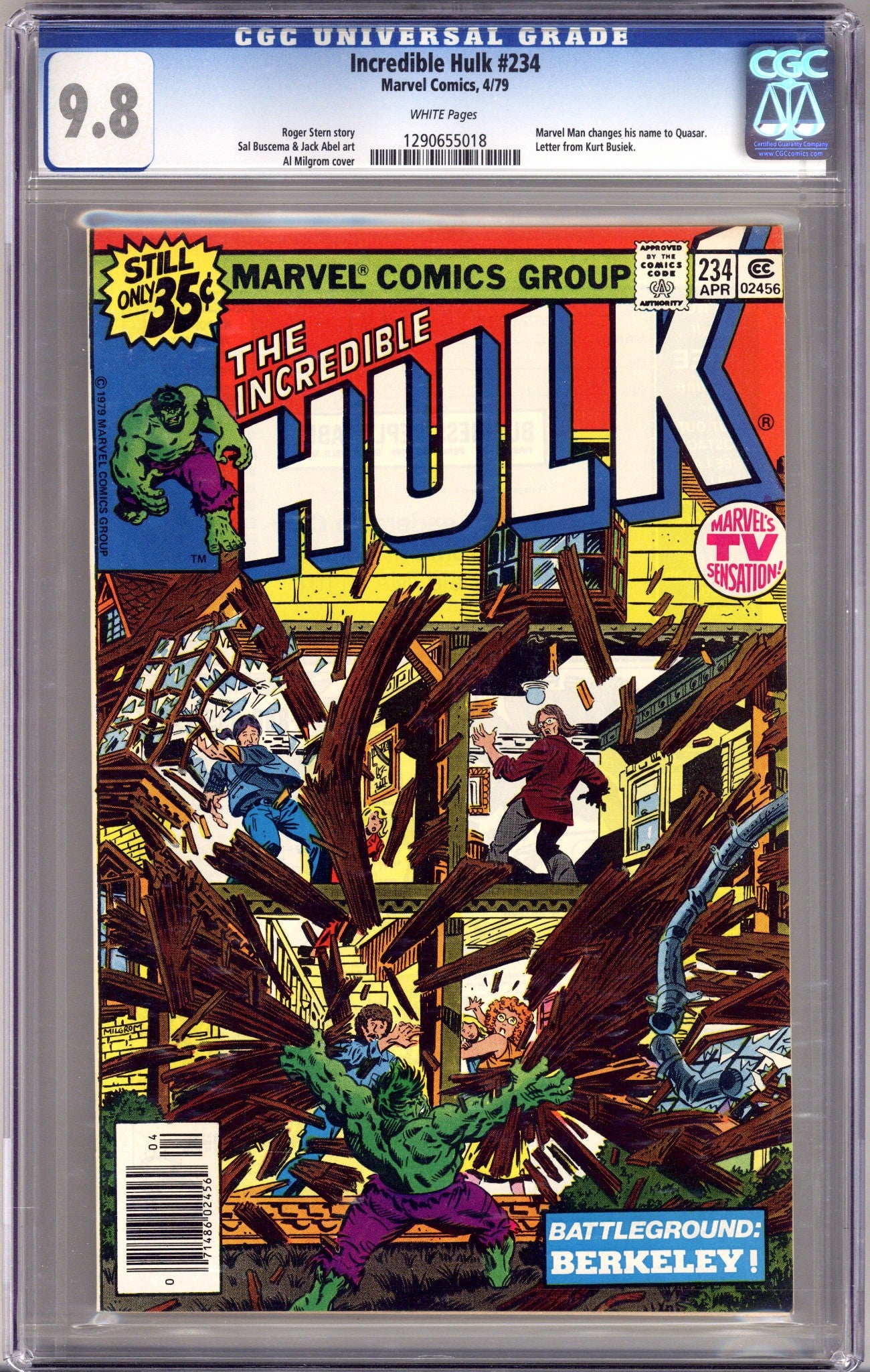 The Incredible Hulk Vol 1 234 CGC 9.8 (NM/M) (1979) 