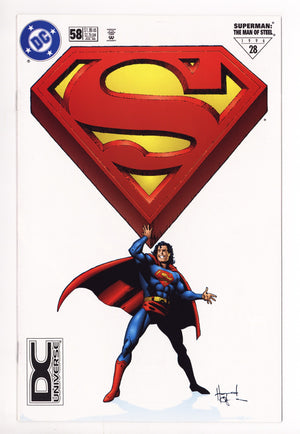 Superman: The Man of Steel 58 VF (8.0) (1996) DC Universe Logo