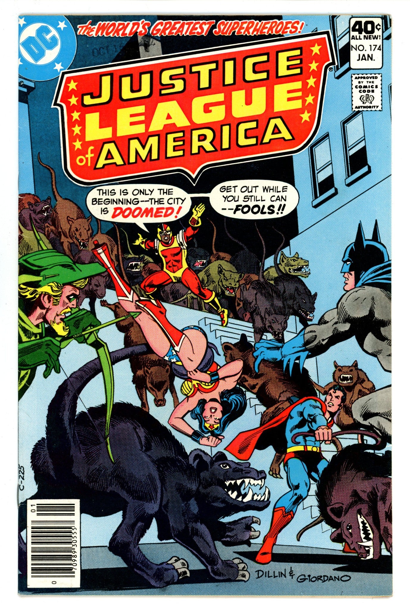 Justice League of America Vol 1 174 Mid Grade (1980) 