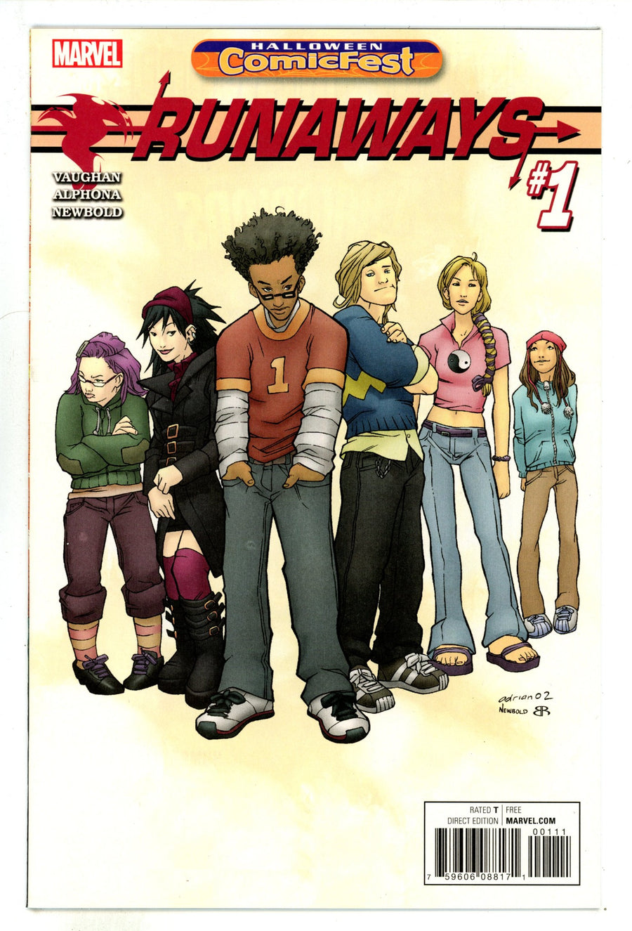 Runaways Halloween Comic Fest 2017 1 High Grade (2017) 