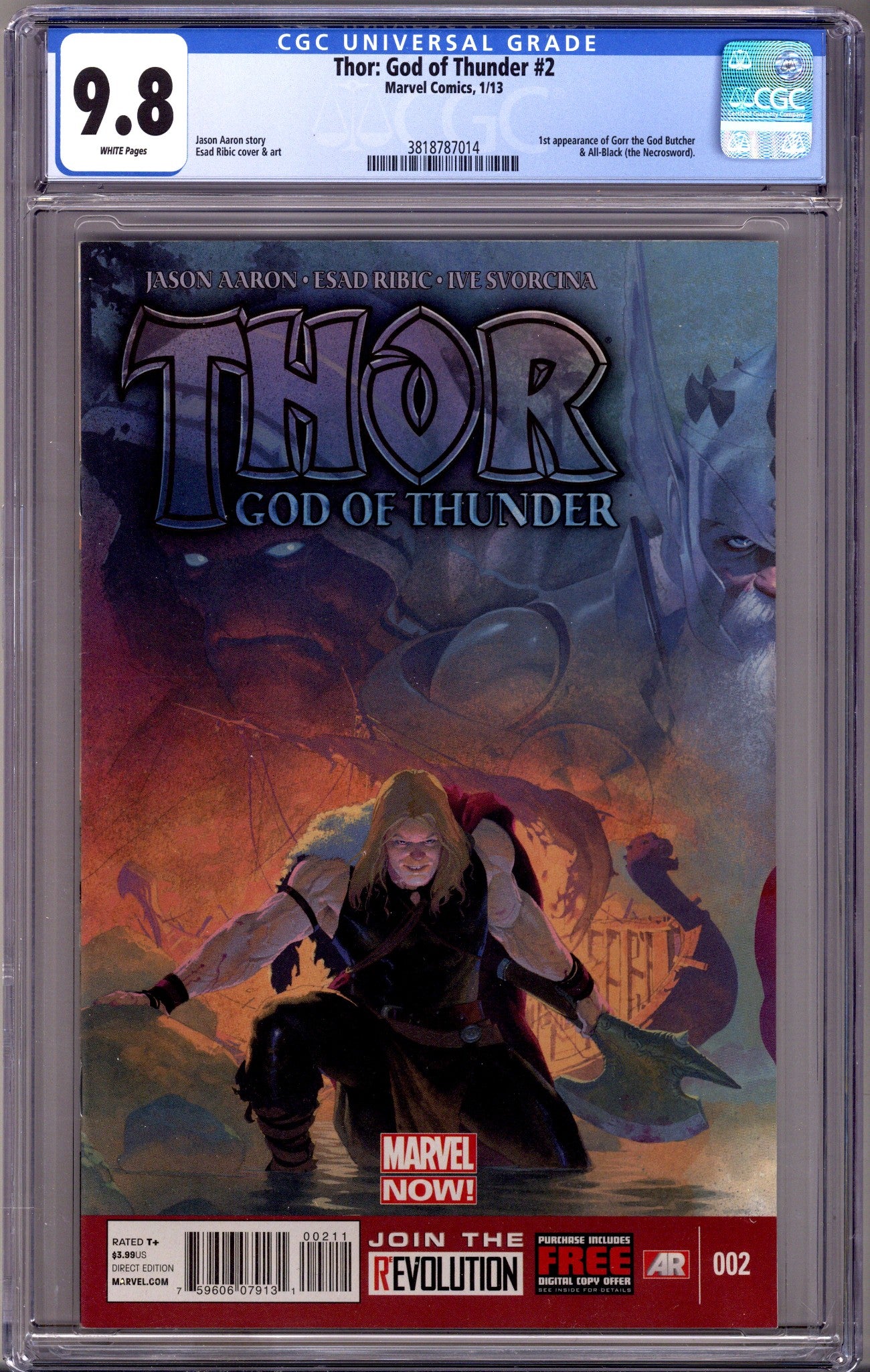 Thor: God of Thunder 2 CGC 9.8 (NM/M) (2013) 