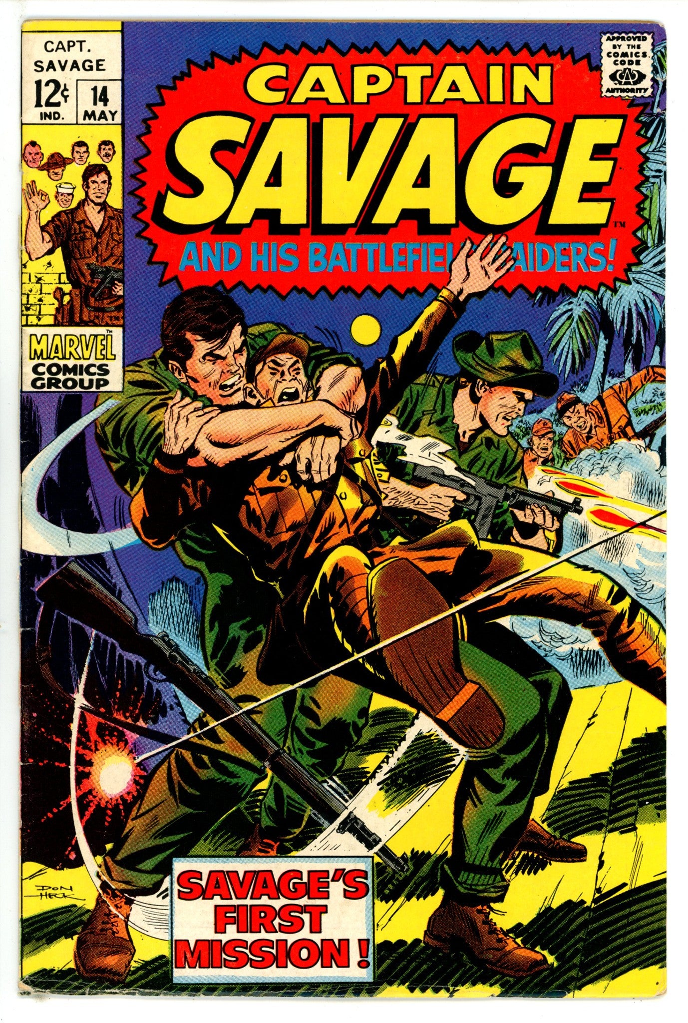 Capt. Savage and His Leatherneck Raiders 14 VG/FN (5.0) (1969) 