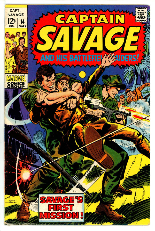Capt. Savage and His Leatherneck Raiders 14 VG/FN (5.0) (1969)