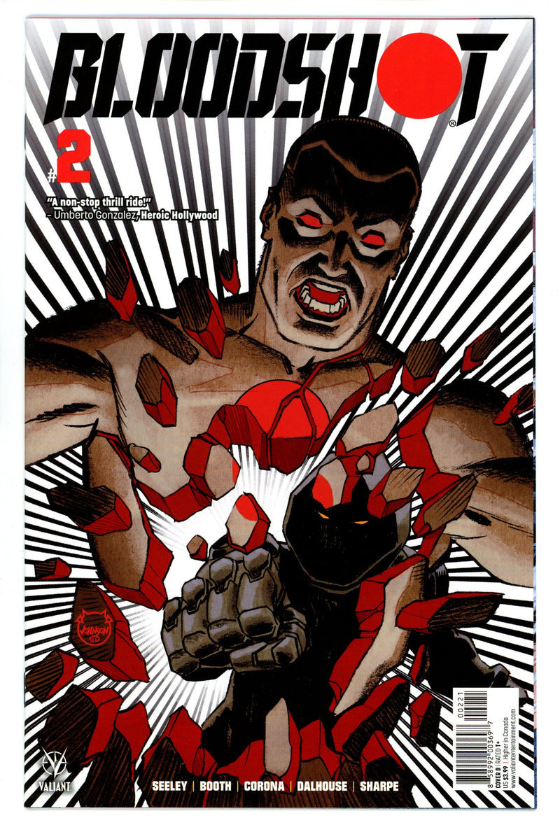 Bloodshot Vol 4 2 High Grade (2019) Johnson Variant 