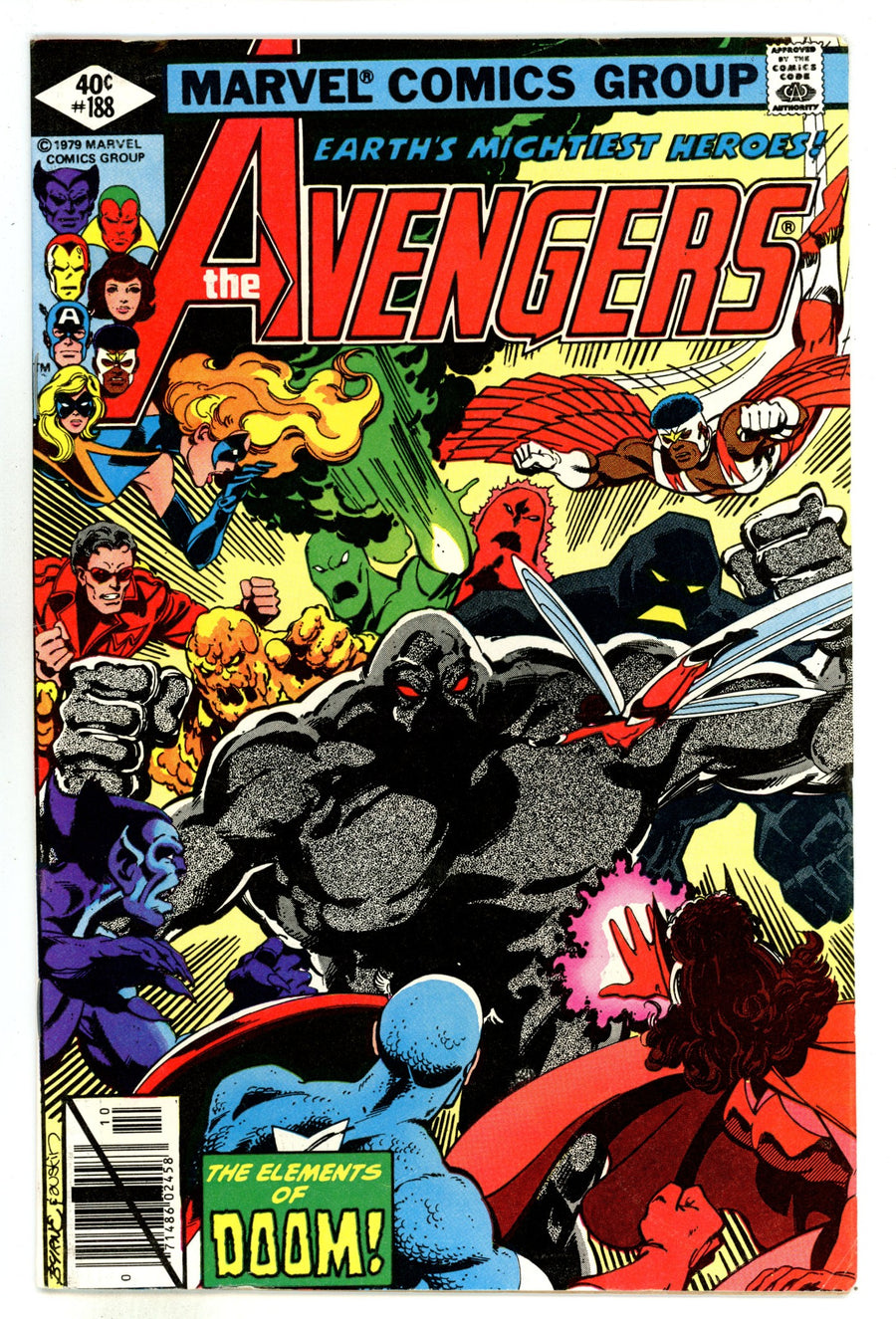 The Avengers Vol 1 188  FN+ (6.5)   (1979)        