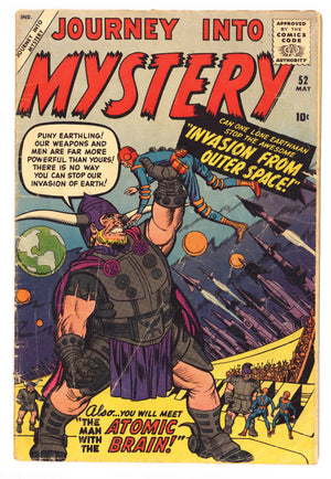 Journey into Mystery Vol 1 52 GD/VG (3.0) (1959) 