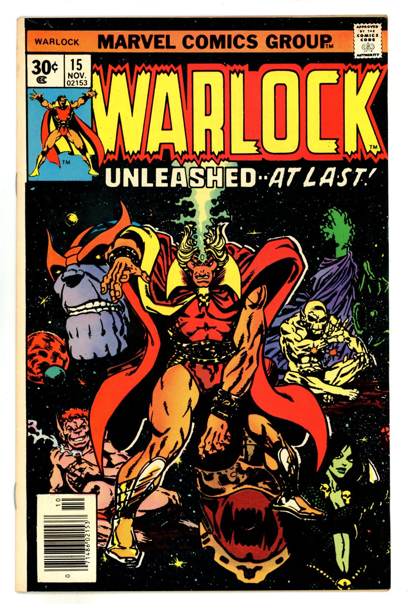 Warlock Vol 1 15 FN (6.0) (1976) 