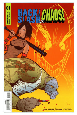 Hack/Slash vs. Chaos! 1 High Grade (2018) Strahm Variant