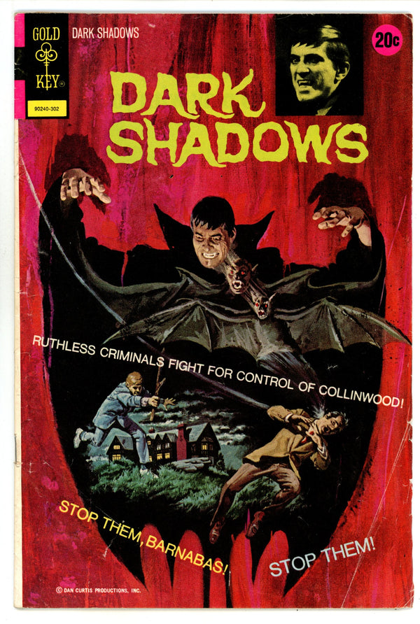Dark Shadows 18 VG+ (4.5) 20¬¨¬¢ Variant (1973)