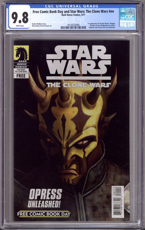 Free Comic Book Day and Star Wars: The Clone Wars [nn] CGC 9.8 (NM/M) (2011)