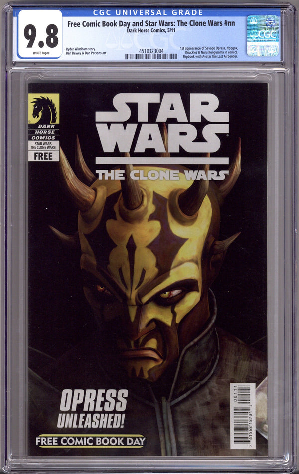 Free Comic Book Day and Star Wars: The Clone Wars [nn] CGC 9.8 (NM/M) (2011)