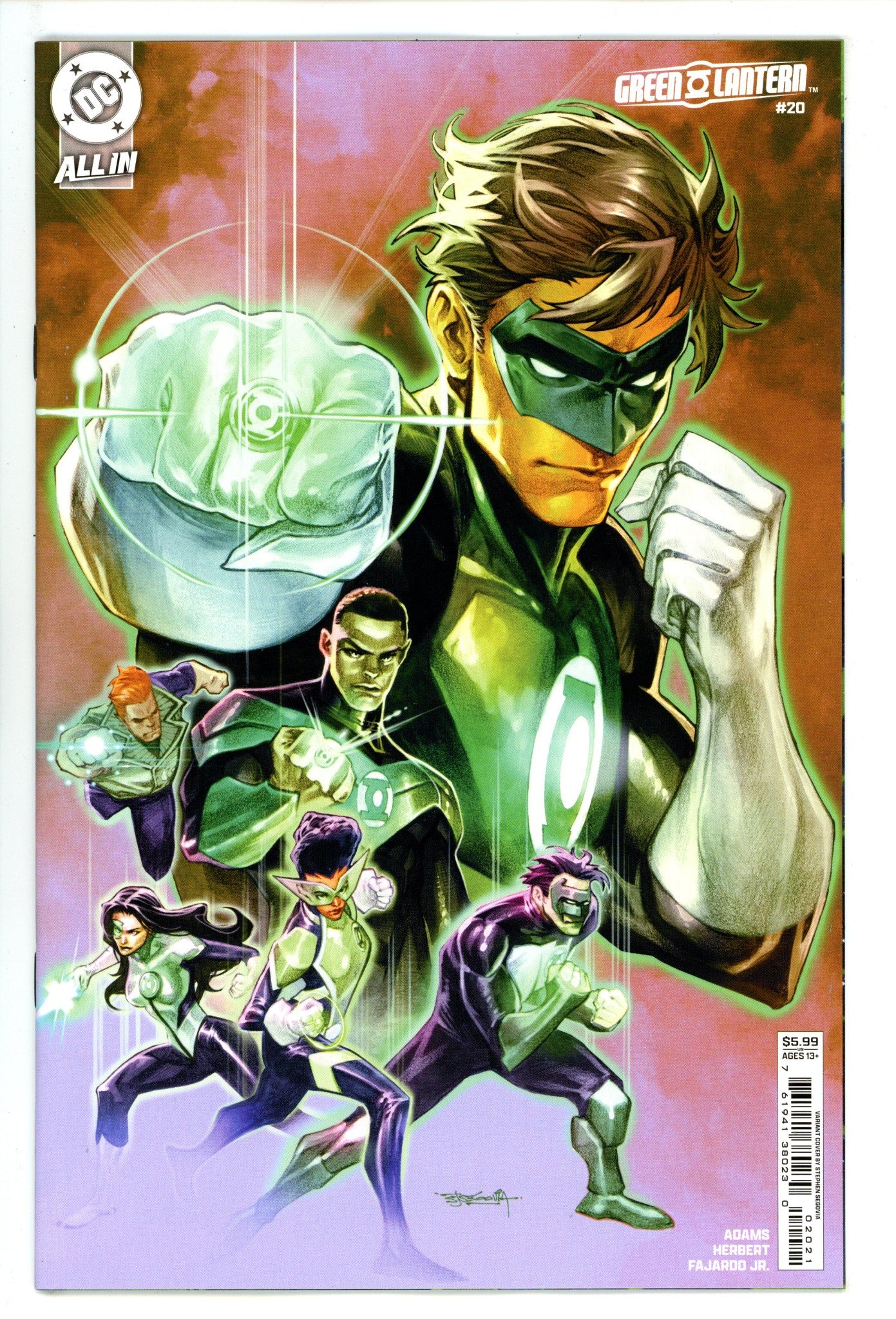 Green Lantern Vol 8 20 Segovia Variant (2025)