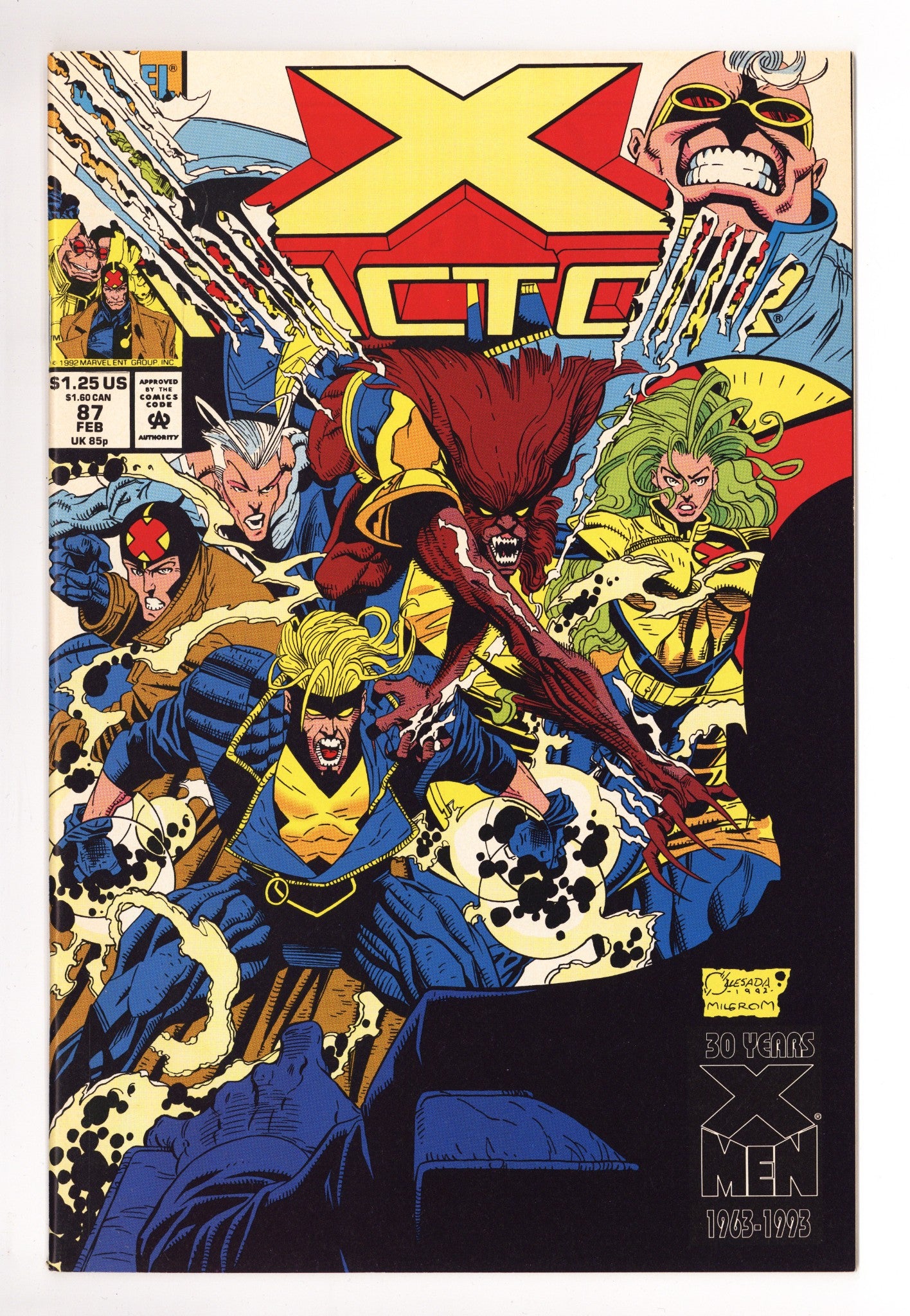 X-Factor Vol 1 87 High Grade (1993) 