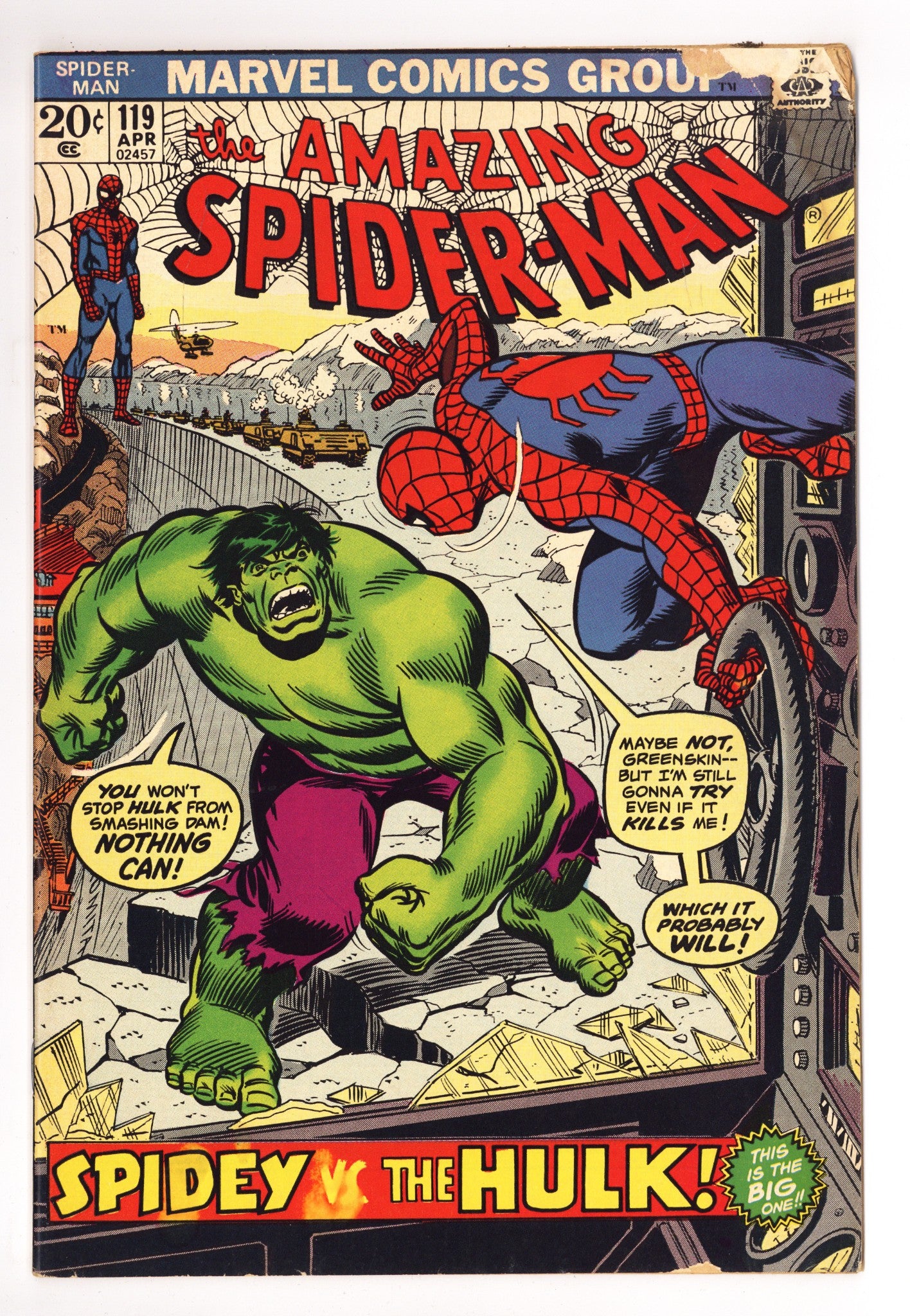 The Amazing Spider-Man Vol 1 119 VG- (3.5) (1973) 