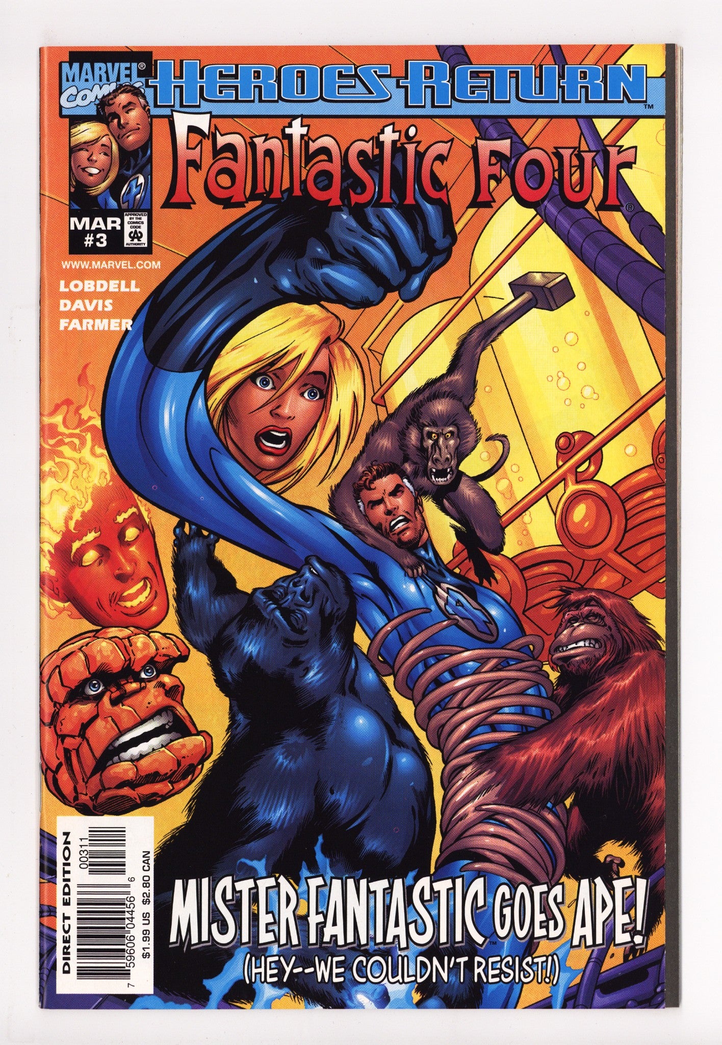 Fantastic Four Vol 3 10 High Grade (1998) 