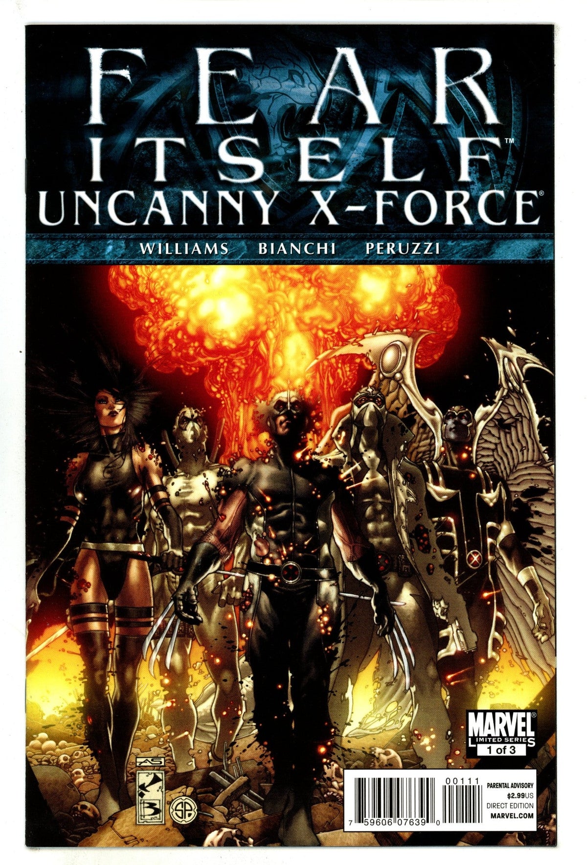 Fear Itself: Uncanny X-Force   1  High Grade   (2011)