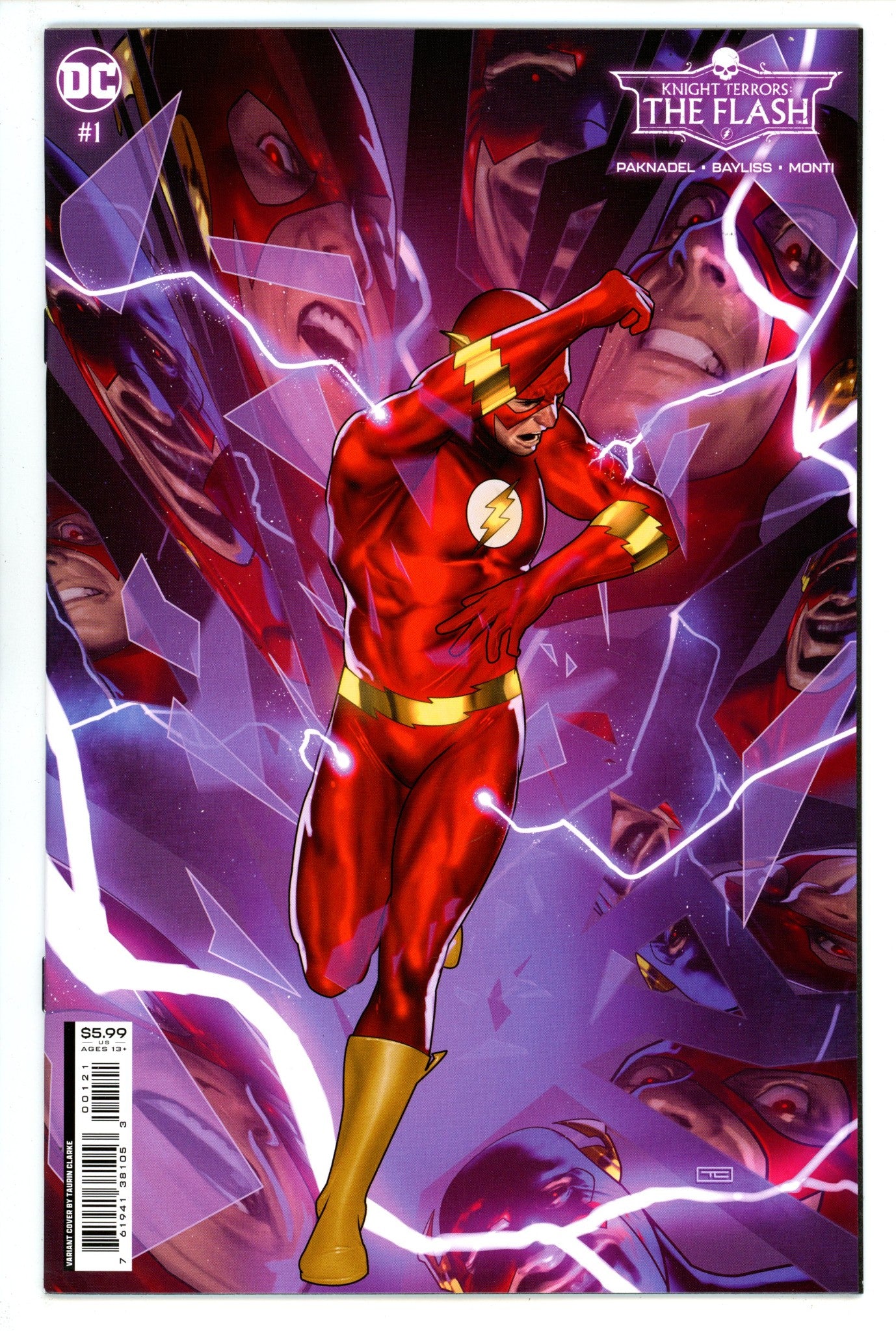 Knight Terrors: The Flash 1 High Grade (2023) Clarke Variant 