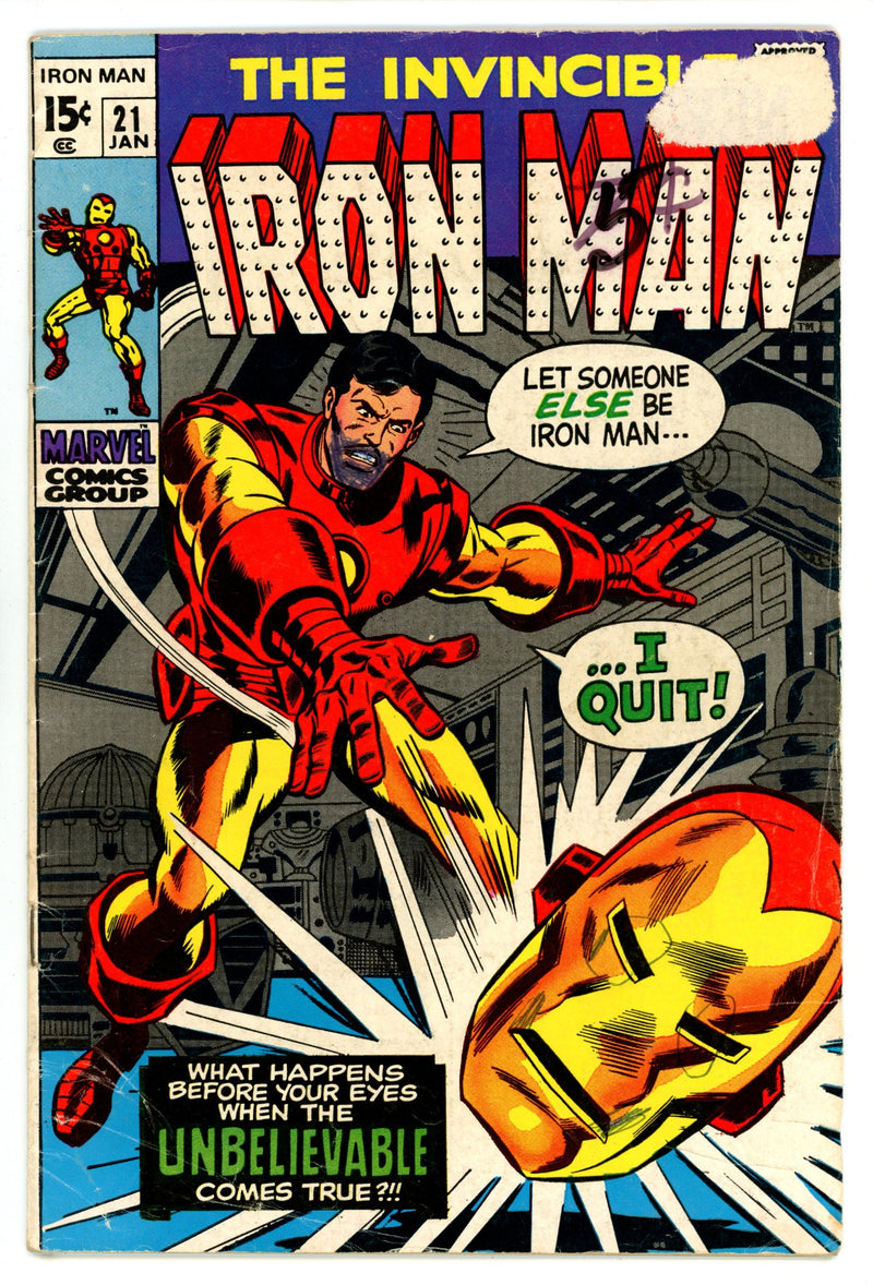 Iron Man Vol 1 21  GD/VG (3.0)   (1970)        
