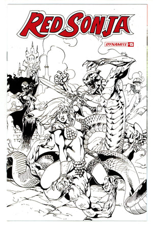 Red Sonja Vol 5 15 High Grade (2020) Castro B&W Incentive Variant