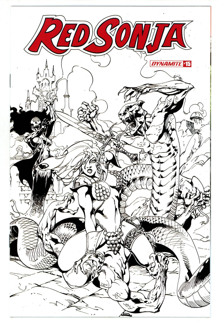 Red Sonja Vol 5 15 High Grade (2020) Castro B&W Incentive Variant 