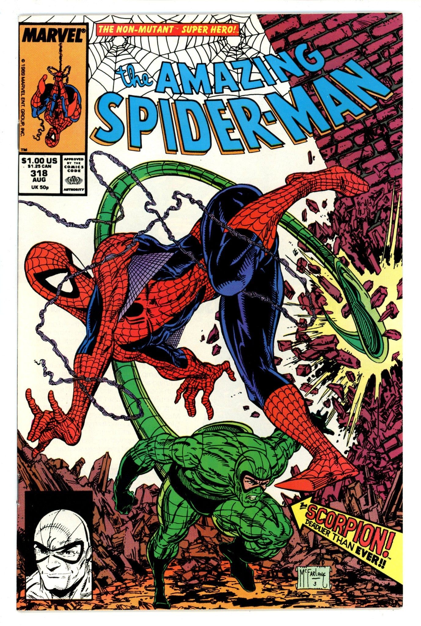 The Amazing Spider-Man Vol 1 318 VF (8.0) (1989) 
