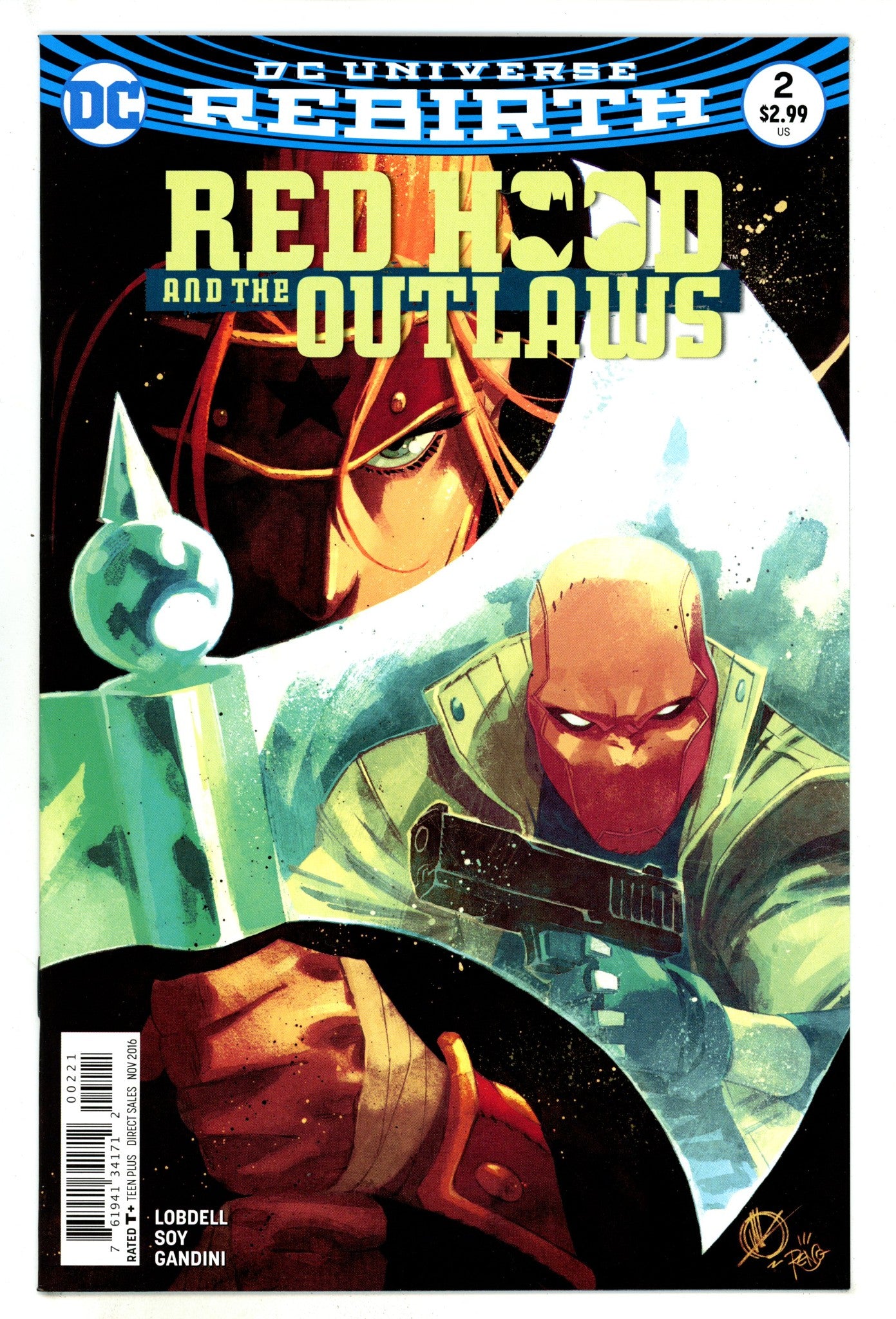 Red Hood and the Outlaws Vol 2 2 High Grade (2016) Scalera Variant 