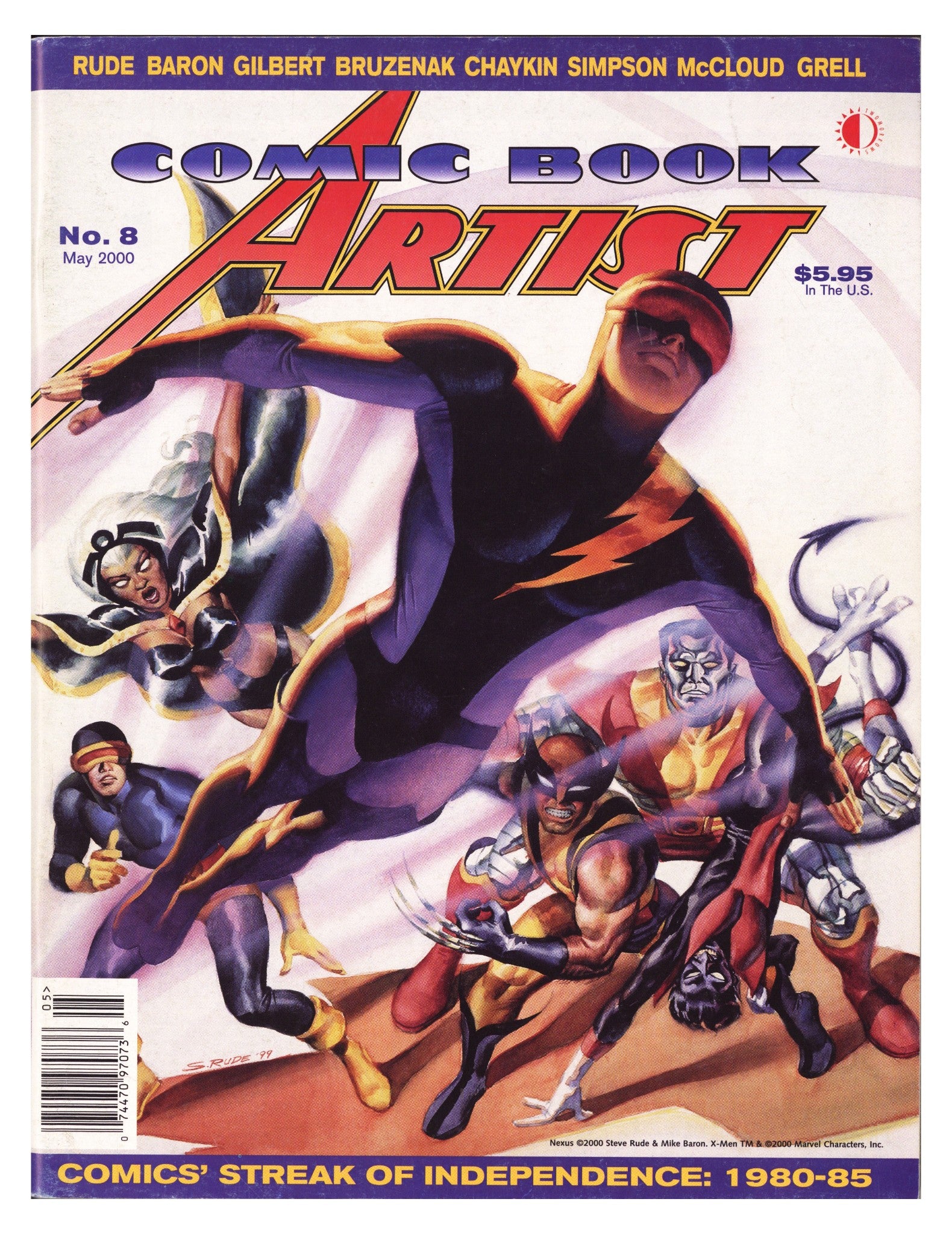 Comic Book Artist Vol 1 8 Low Grade (2000) 