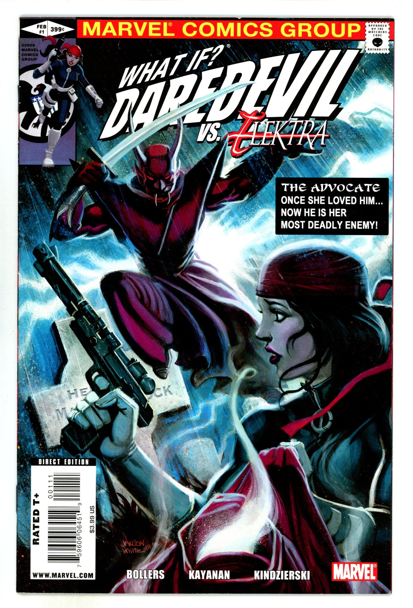 What If? Daredevil vs. Elektra 1 Mid Grade (2010) 