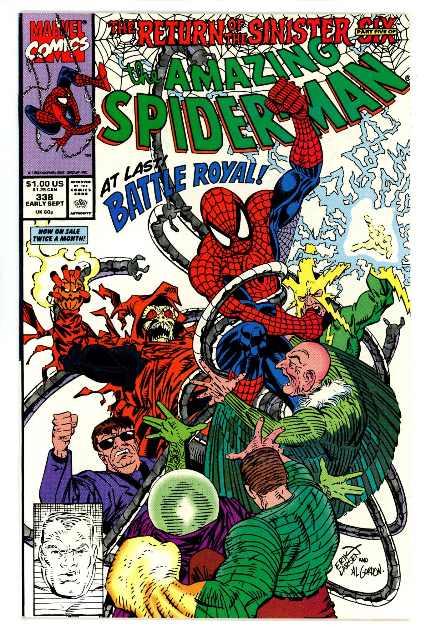 The Amazing Spider-Man Vol 1 338 VF/NM (9.0) (1990) 