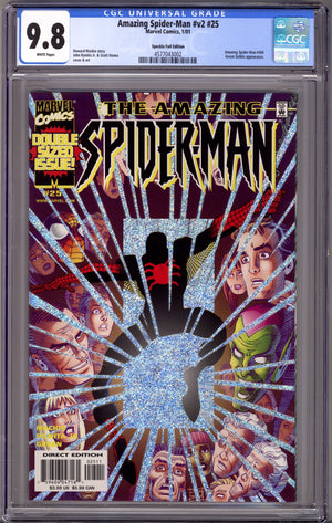 The Amazing Spider-Man Vol 2 25 CGC 9.8 (NM/M) (2001) Foil
