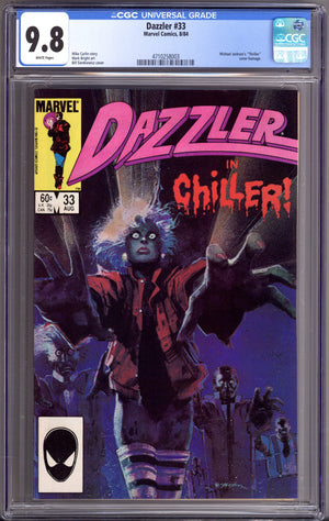 Dazzler Vol 1 33 CGC 9.8 (NM/M)   (1984)