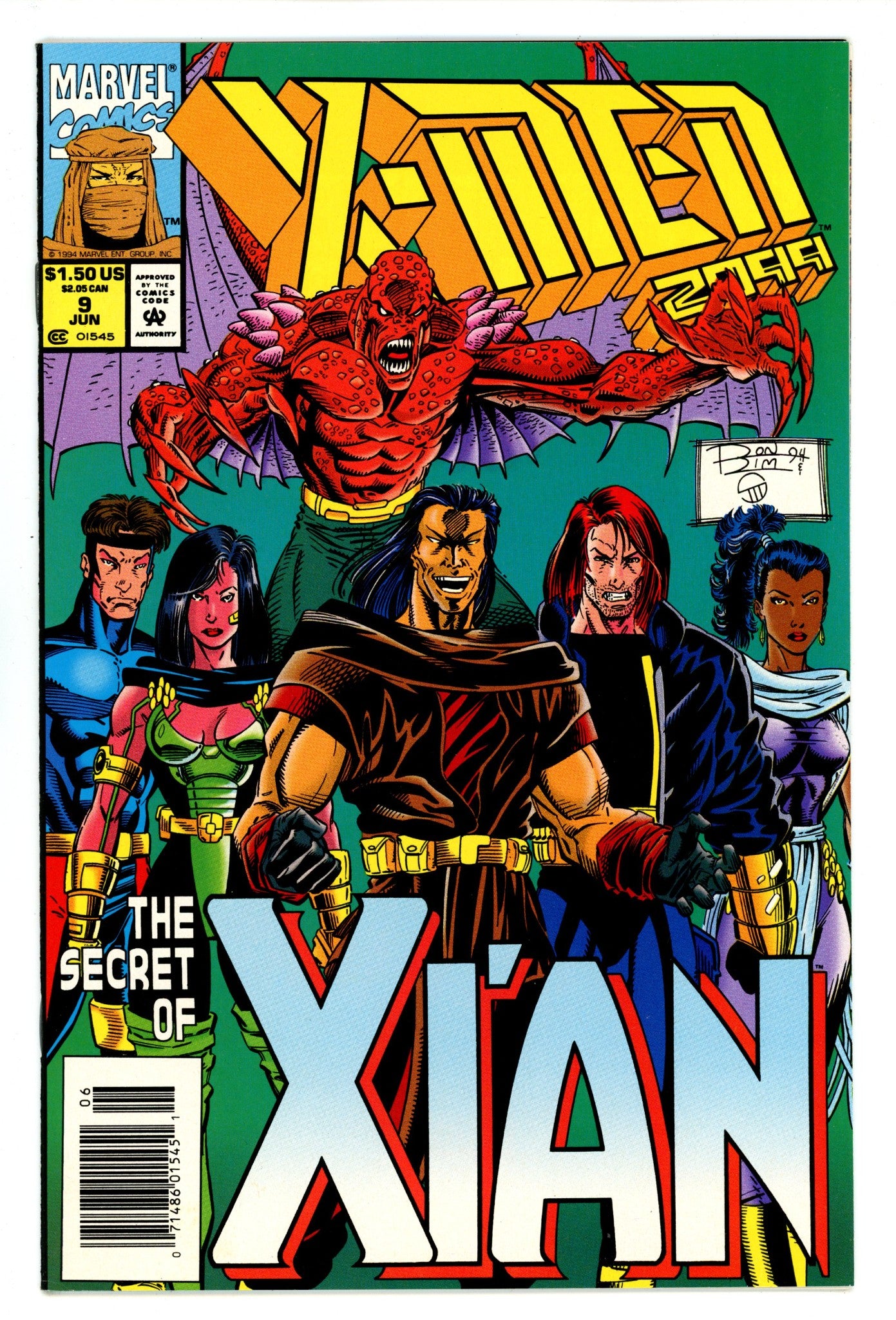 X-Men 2099 9 High Grade (1994) Newsstand 