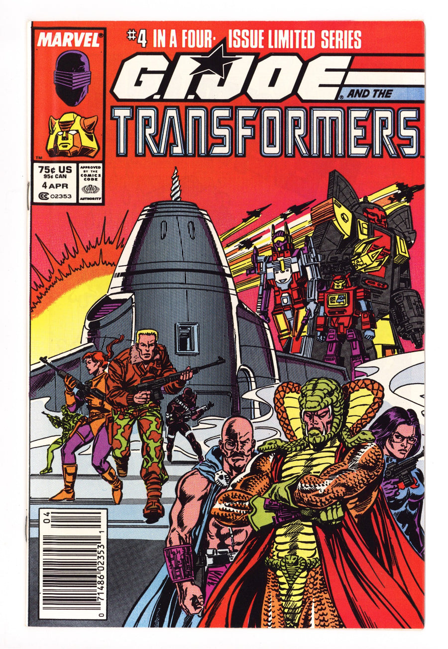 G.I. Joe and the Transformers 4 High Grade (1987) Newsstand 