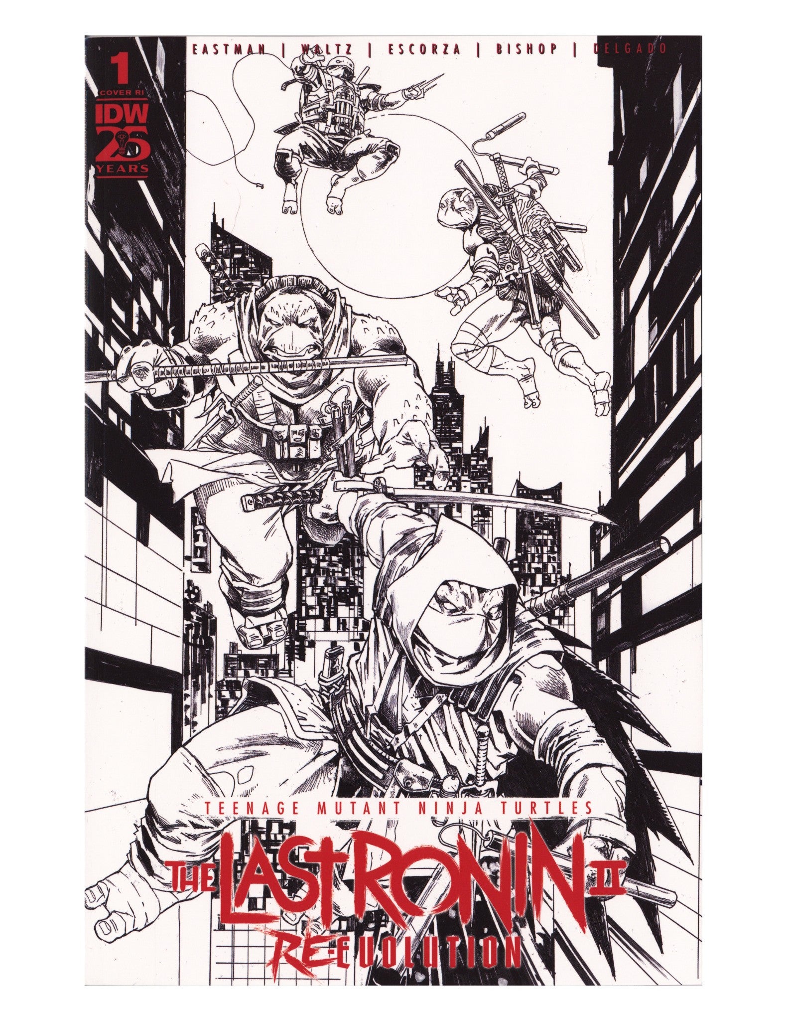 Teenage Mutant Ninja Turtles: The Last Ronin II: Re-Evolution 1 NM (9.4) (2024) Escorza Incentive Variant 
