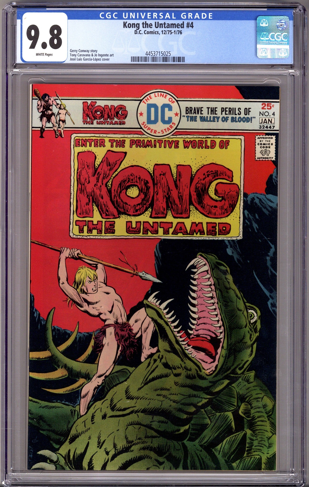 Kong the Untamed 4 CGC 9.8 (NM/M) (1975)