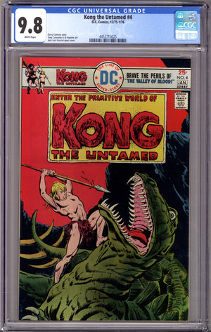 Kong the Untamed 4 CGC 9.8 (NM/M) (1975)
