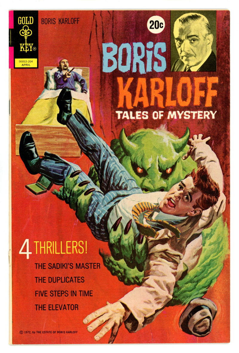 Boris Karloff Tales of Mystery 40 VF+ (8.5) Apparent, Btm Stpl Det. 20c Variant (1972) 