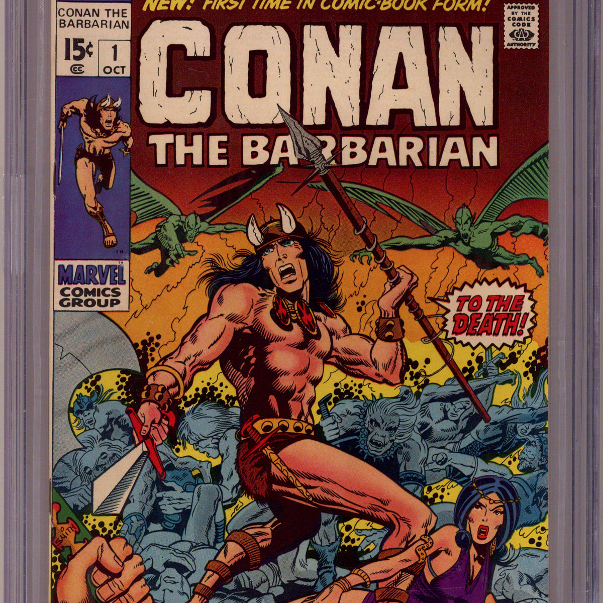 Conan the Barbarian Vol 1 1 CGC 9.6 (NM+) Marvel (19 | CaptCan