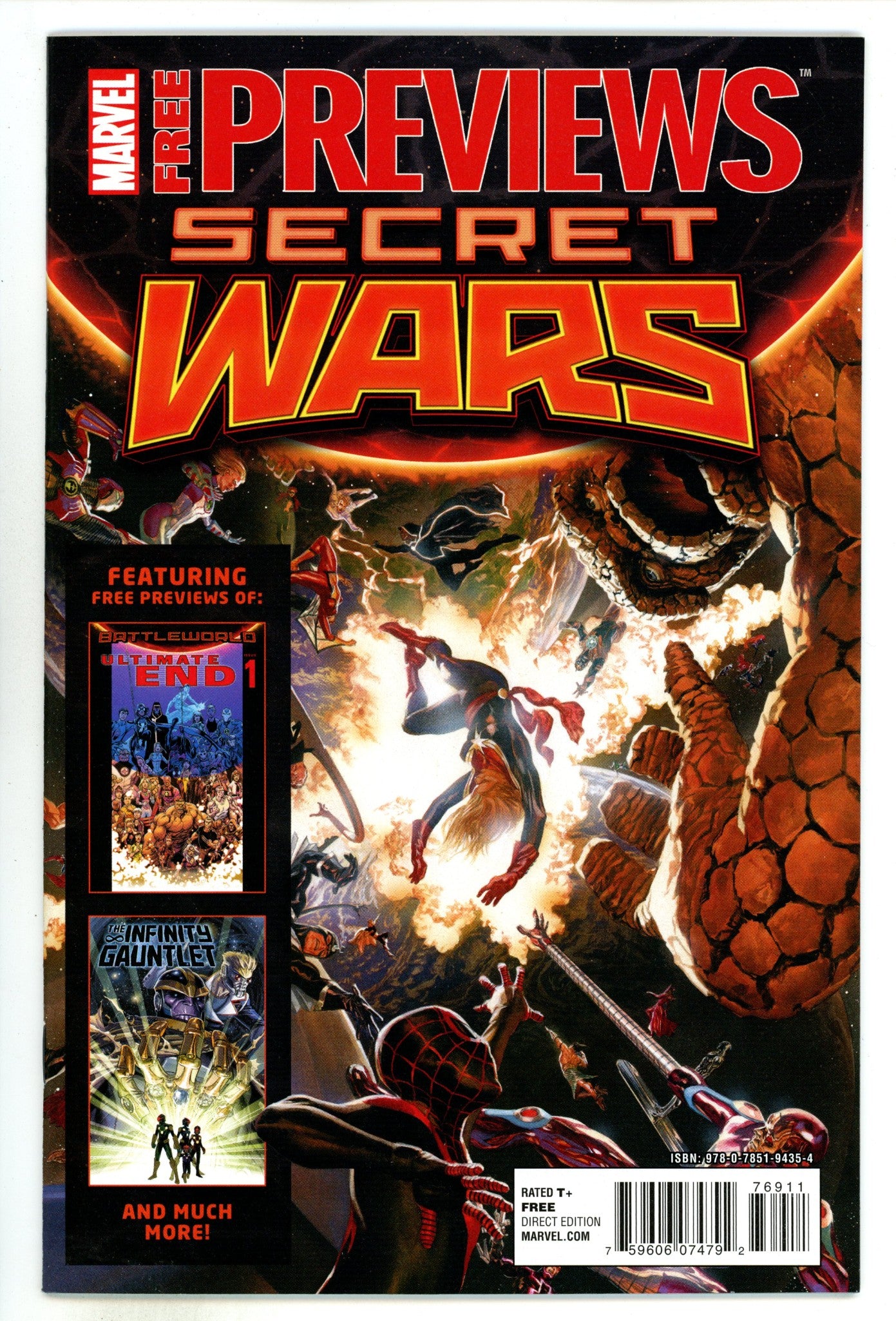 Marvel Free Previews Secret Wars 1 High Grade (2015) 