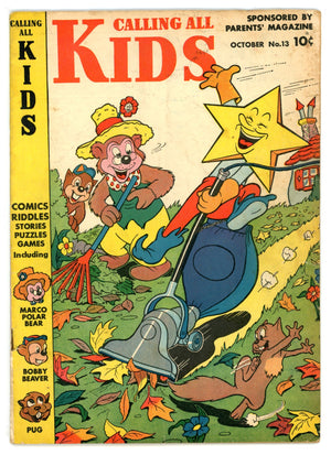 Calling All Kids 13 VG- (3.5) (1947) 