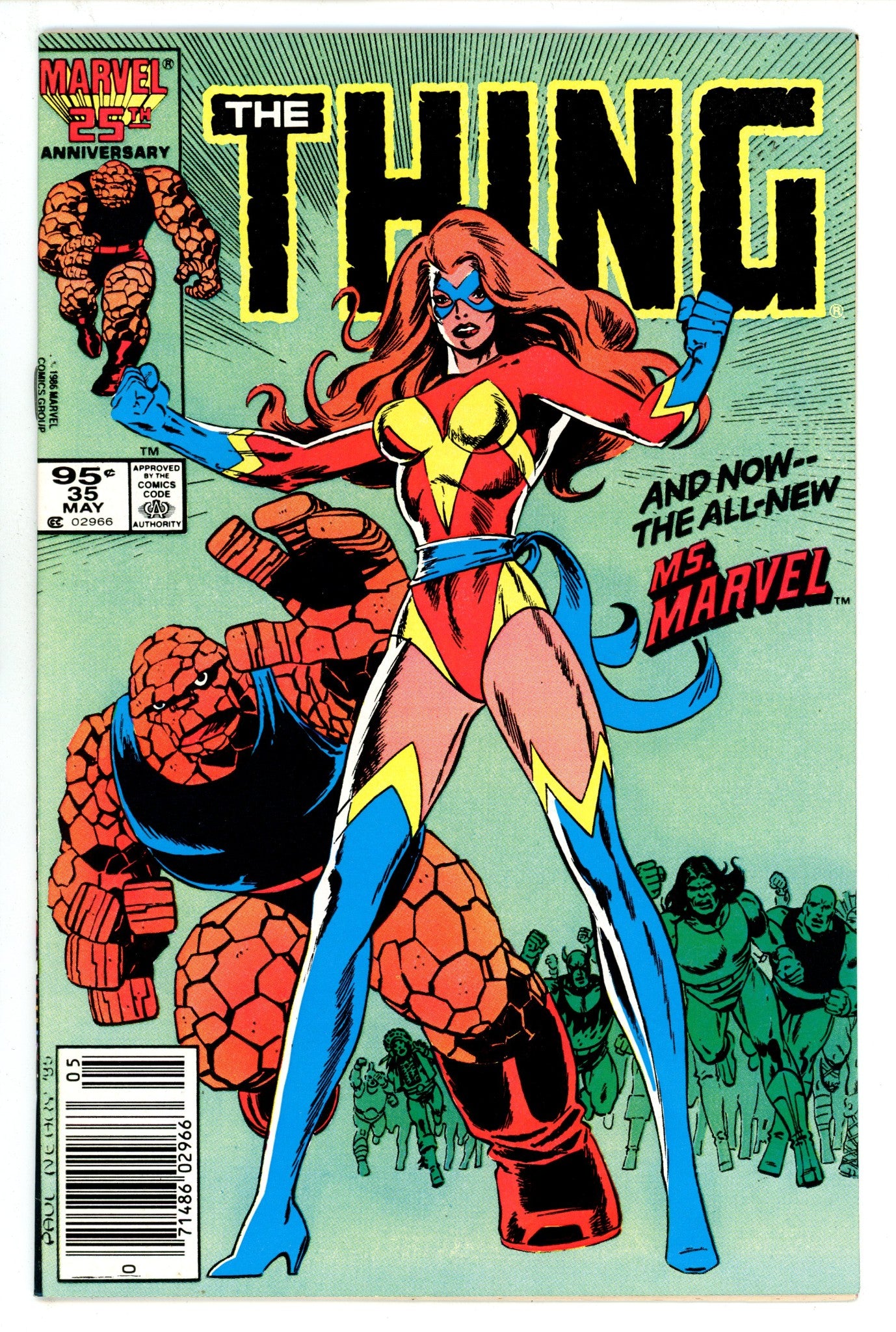 The Thing Vol 1 35 VF (8.0) (1986) Canadian Price Variant 