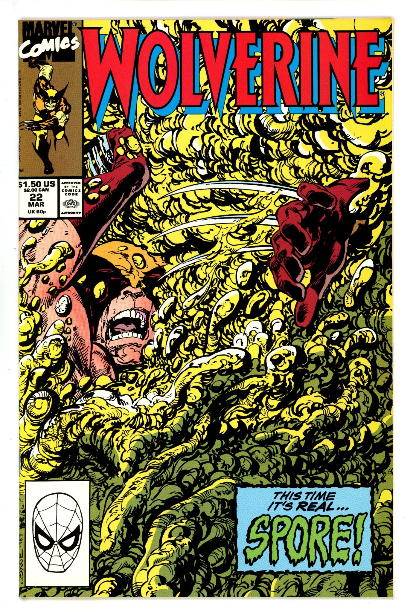 Wolverine Vol 2 22 NM- (9.2) (1990) 