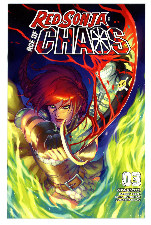 Red Sonja: Age of Chaos 3 High Grade (2020) Hetrick Variant