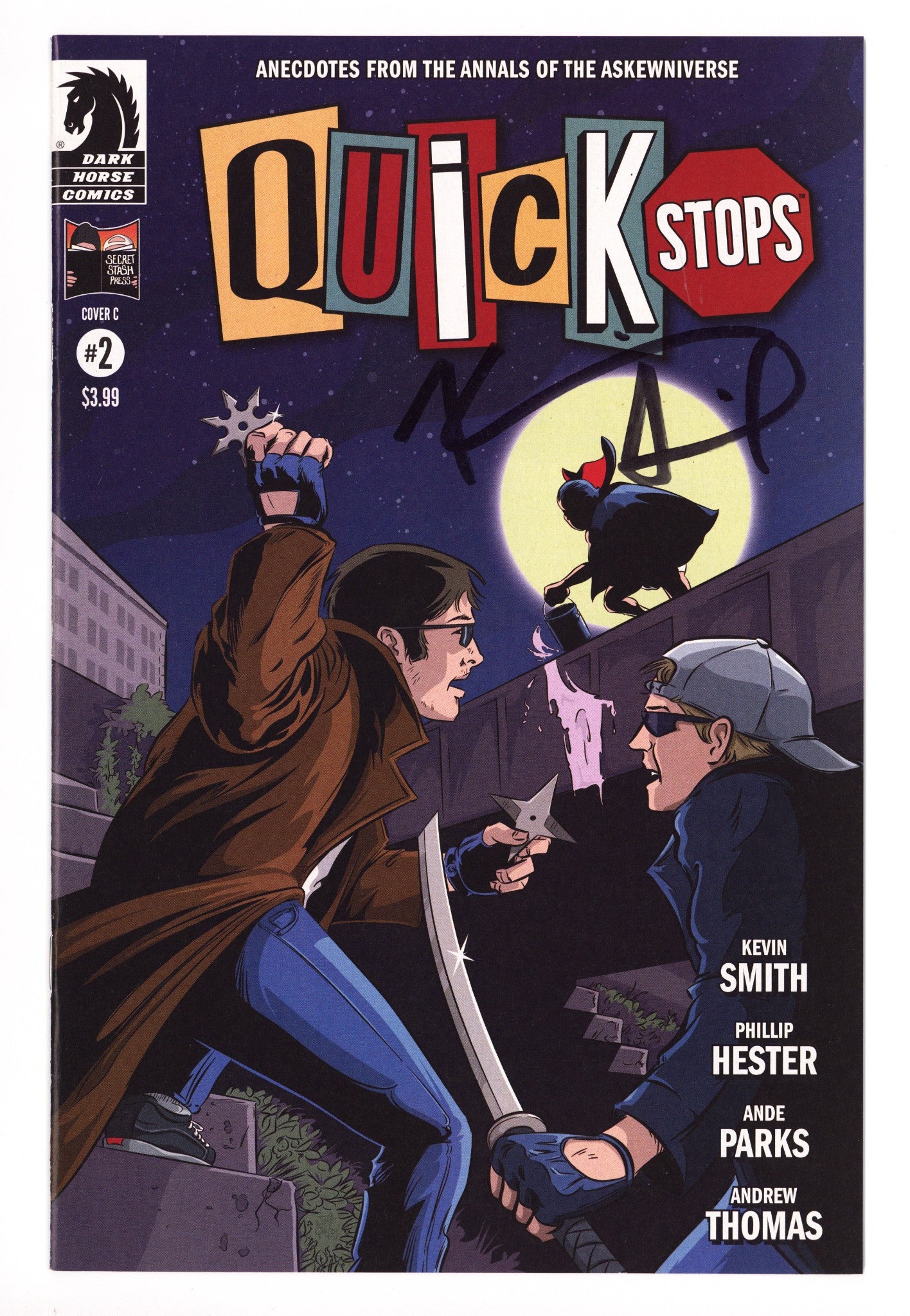 Quick Stops 2 High Grade (2022) Quigley Exclusive Variant Signed x1 Cover Kevin Smith 