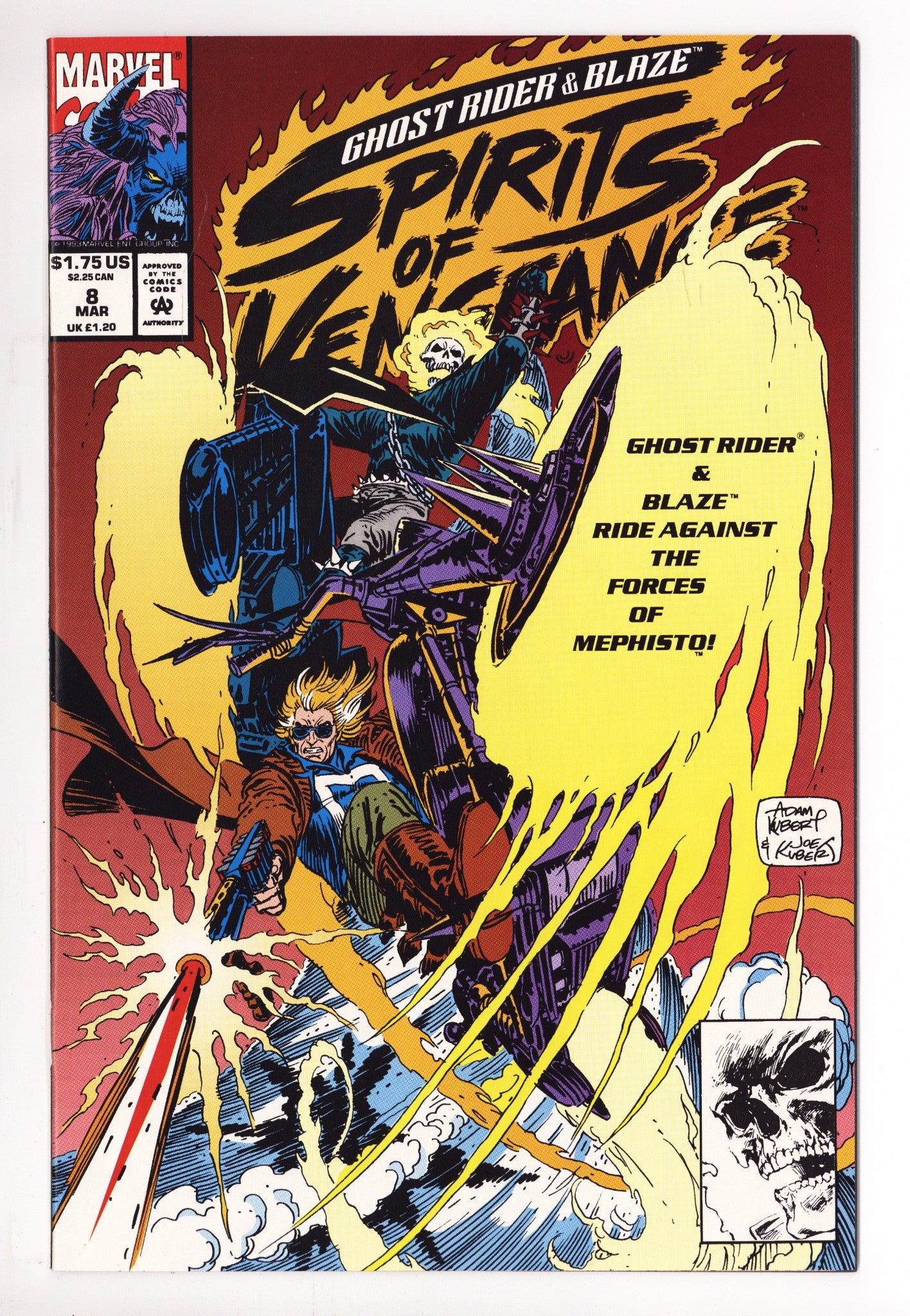 Ghost Rider / Blaze: Spirits of Vengeance 8 High Grade (1993) 