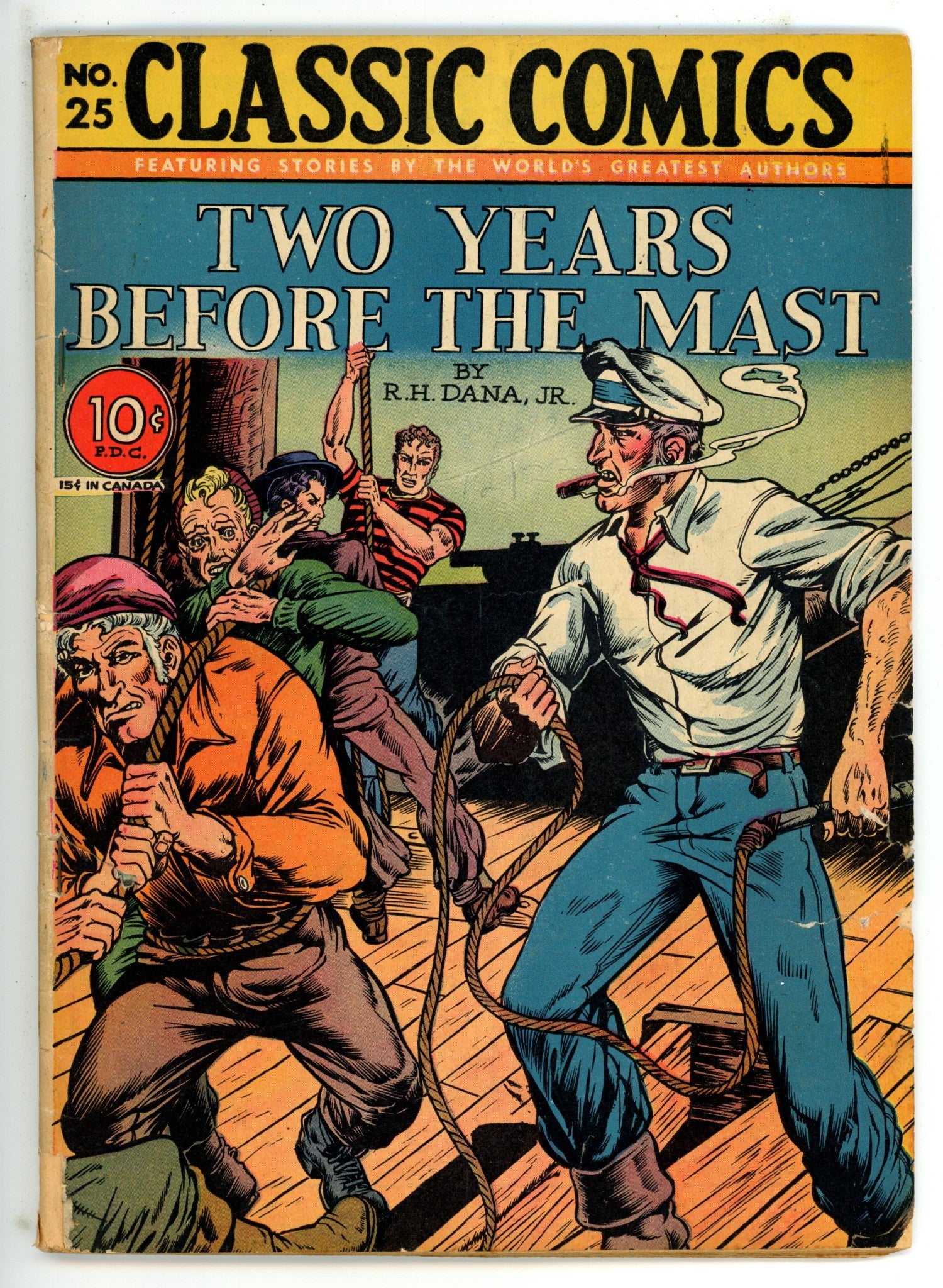 Classics Comics: Two Years Before the Mast 25 Hrn 25 GD/VG (1945)