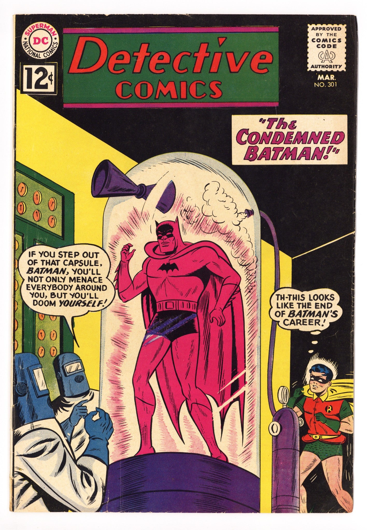 Detective Comics Vol 1 301 VG+ (4.5) (1962) 