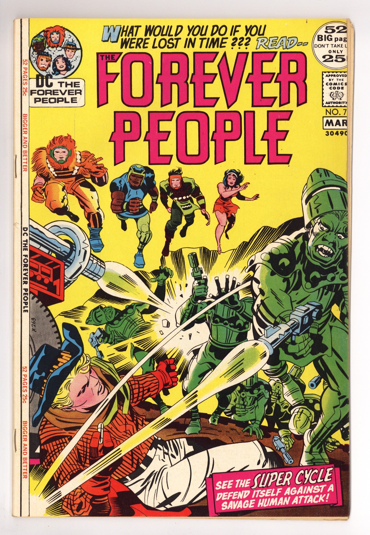 The Forever People Vol 1 7 FN/VF (7.0) (1972) 