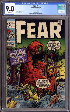 Fear 1 CGC 9.0 (VF/NM) (1970)